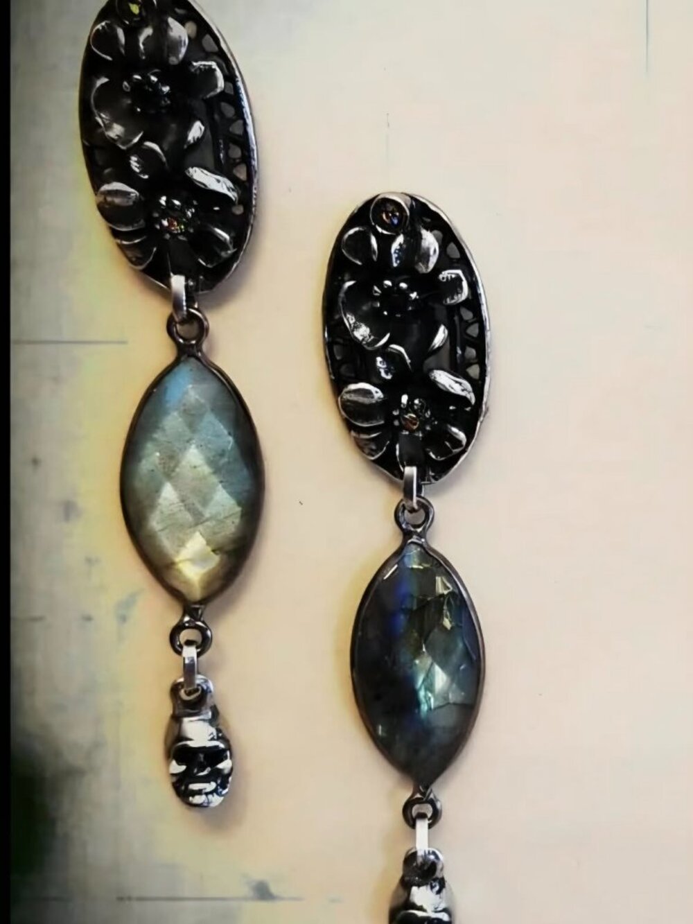 Martha Rotten Labradorite Earrings - Picture 2 of 8